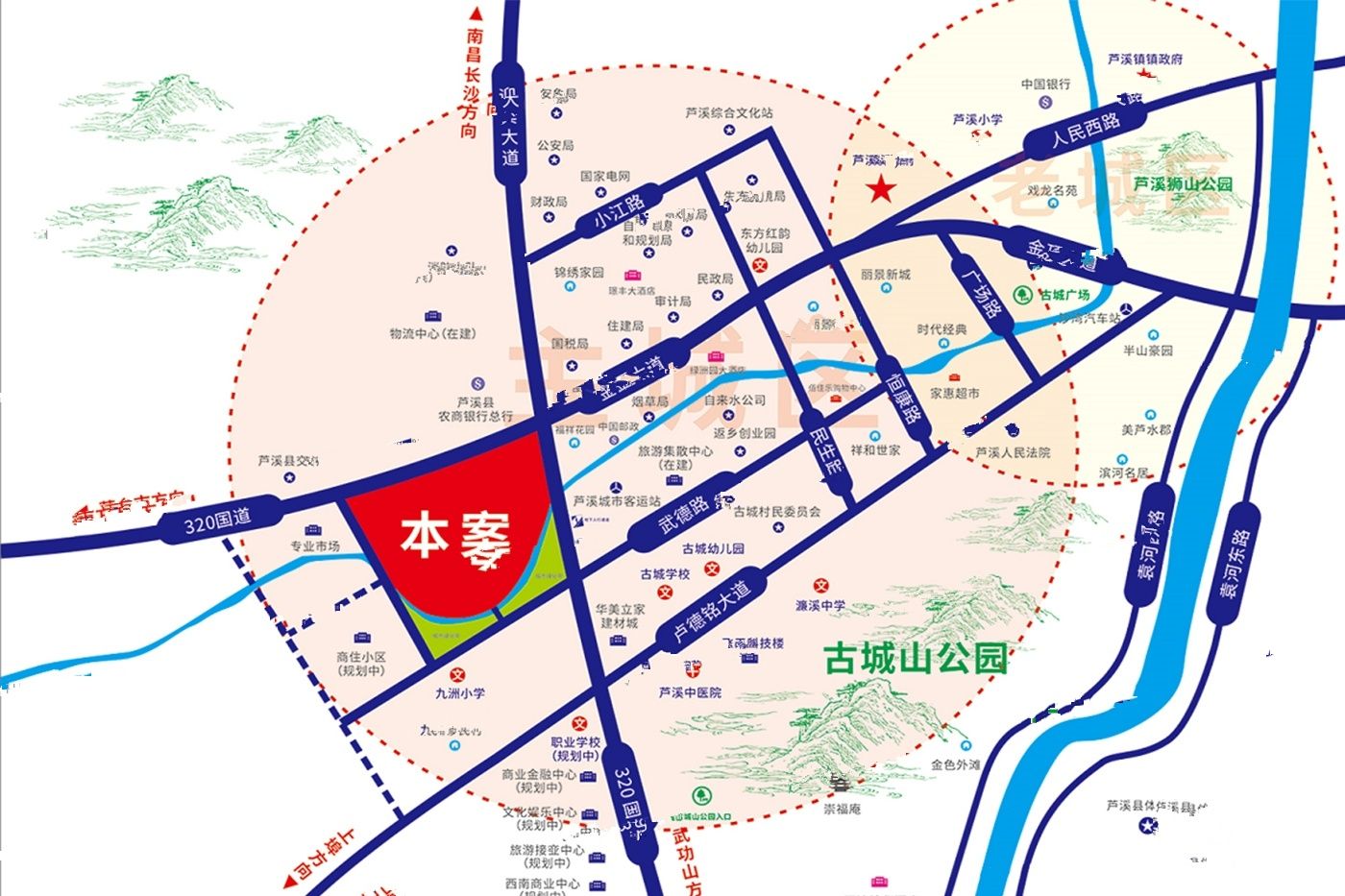 新华丽锦位置交通图
