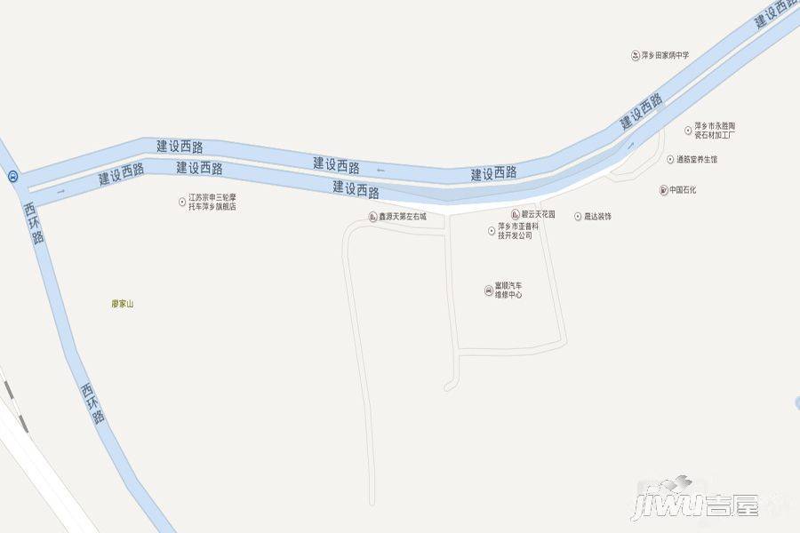 鑫源天地左右城位置交通图2